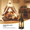 thumbnail image 2 of EIMELI Christmas Lantern Wind Lights Fireplace Plastic Desk Night Light Ornament, 2 of 8