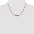 thumbnail image 4 of Primal Gold 14 Karat 2.75mm Tri-color Pave Valentino Chain, 4 of 5