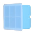 thumbnail image 3 of Ice  Molds, Easy To Demold Ice Tray  Food Grade Silicone  For Chocolate For Ice Cubes For Cakes Sky Blue, 3 of 8