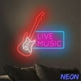 thumbnail image 5 of Handmadetneonsign Electric Guitar Neon Sign, Live Music Wall Art, Music Show Wall Decor 046227, 5 of 5