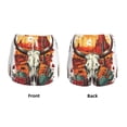 thumbnail image 3 of Salouo Western Desert Cactus Ram Skull Print Women's 2 in 1 Running Shorts Double-Layer Shorts Athletic Workout Gym Yoga Shorts Running Shorts for Women-Large, 3 of 7