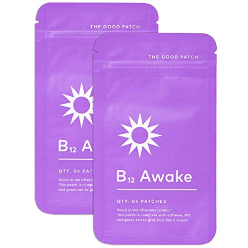 The Good Patch B12 Awake Patch with PlantBased Ingredients, Infused