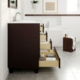 thumbnail image 4 of Eviva Acclaim 30"W x 22"D Teak Bathroom Vanity with White Carrara Quartz Vanity Top and Rectangular Undermount Sink, 4 of 8