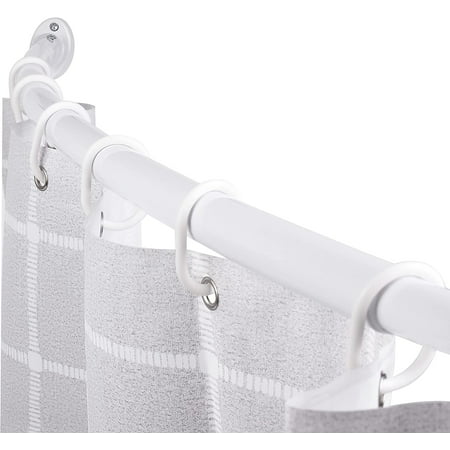 Curved Shower Curtain Rod For Bathroom, Curved Shower Curtain Rod Made In Usa