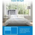 thumbnail image 6 of Luku 5000 BTU Window Air Conditioner, Quiet 50 dB, Fast Cooling for 150 Sq Ft, 6 of 7