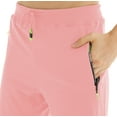thumbnail image 4 of Tyhengta Mens Shorts Casual Sports Drawstring Zipper Pockets Elastic Waist Pink 38, 4 of 8