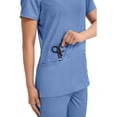 thumbnail image 4 of Cherokee Workwear Revolution Scrubs Top For Women V-Neck WW620, 4 of 9
