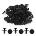thumbnail image 2 of Unique Bargains 40pcs 6mm Hole Black Plastic Expanding Rivets Push Clip for Car Door Bumper, 2 of 2