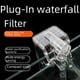 thumbnail image 1 of Filtro de pecera en cascada, pequeño, montado en la pared, para uso doméstico, externo, tres en uno, purificador de agua silencioso, bomba de oxígeno para acuario, 1 of 4