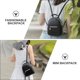 thumbnail image 3 of EeaseMX 1 mochila de moda, bolso de hombro, bolso de viaje de piel sintética para mujeres o niñas., 3 of 7