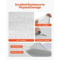 thumbnail image 5 of Dranite Heavy Duty White Vapor Barrier House Wrap, 0.13mm Thick, 9 ft x 75 ft, Tear-Resistant Plastic Sheeting for Construction, Drop Cloth, Residential & Commercial Use, 5 of 11