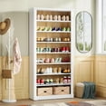 thumbnail image 7 of Tribesigns 8-Tier Shoe Rack, Wooden Freestanding Shoe Storage Cabinet for 32-40 Pairs, 70.9-Inch Tall Shoe Organizer Shelf for Entryway, Closet, 7 of 7