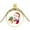 C, variant on Guodhu Christmas Necklace Charm Jewelry for Women Vintage Glass Christmas Tree Santa Elk Crutch Pendant Snowman Necklace Crystal Embossed Christmas Necklace Chain Holiday Gift