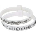 Ring Sizer Plastic Finger Sizing Measurement Belt Uk Ring Size