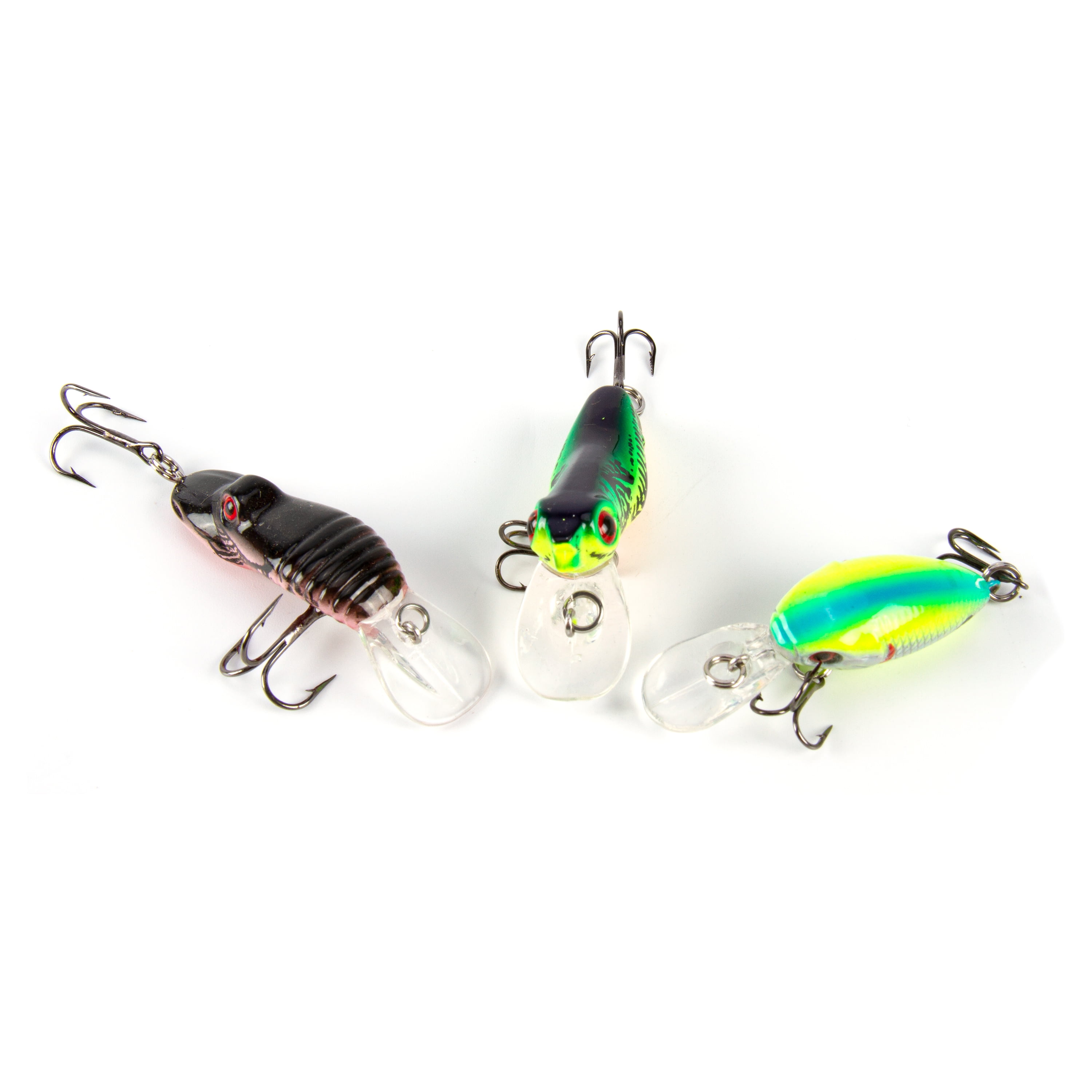 Ozark Trail 3-Piece Mini Creature Fishing Lure Kit