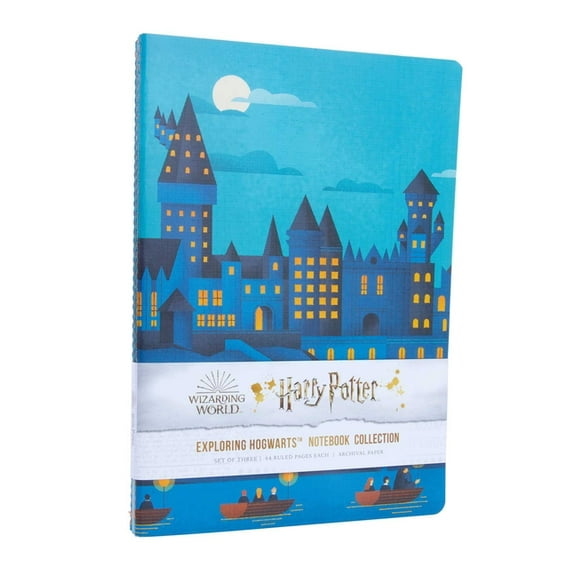 Harry Potter: Exploring Hogwarts Harry Potter: Exploring Hogwarts Sewn Notebook Collection (Set of 3), (Paperback)