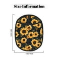 thumbnail image 3 of Pofeuu Scottish Blue Plaid Sunflower Print Silicone Pot Mat Mitten With Hanging Loop Heat Resistant Oven Mitts Non-Slip Bbq Baking Smoking Potholders, 3 of 7