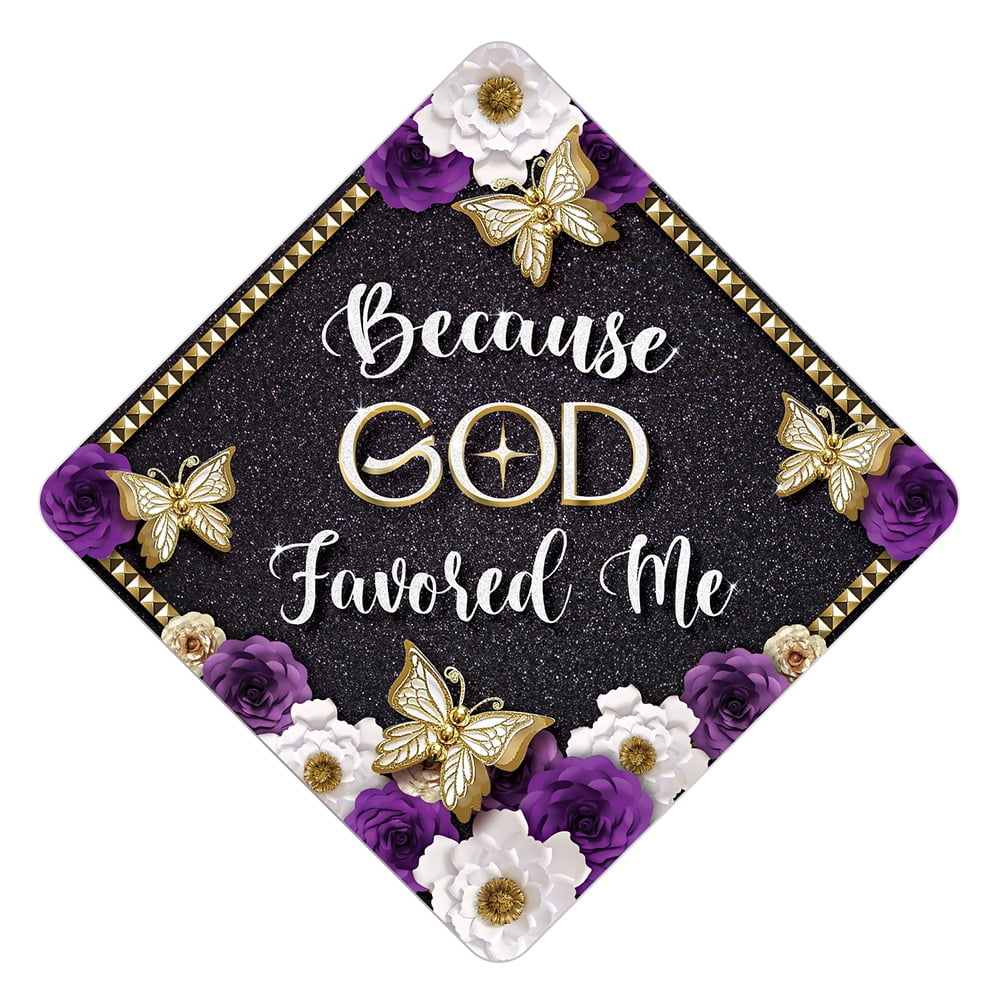 God Favored Me - Grad Cap Tassel Topper