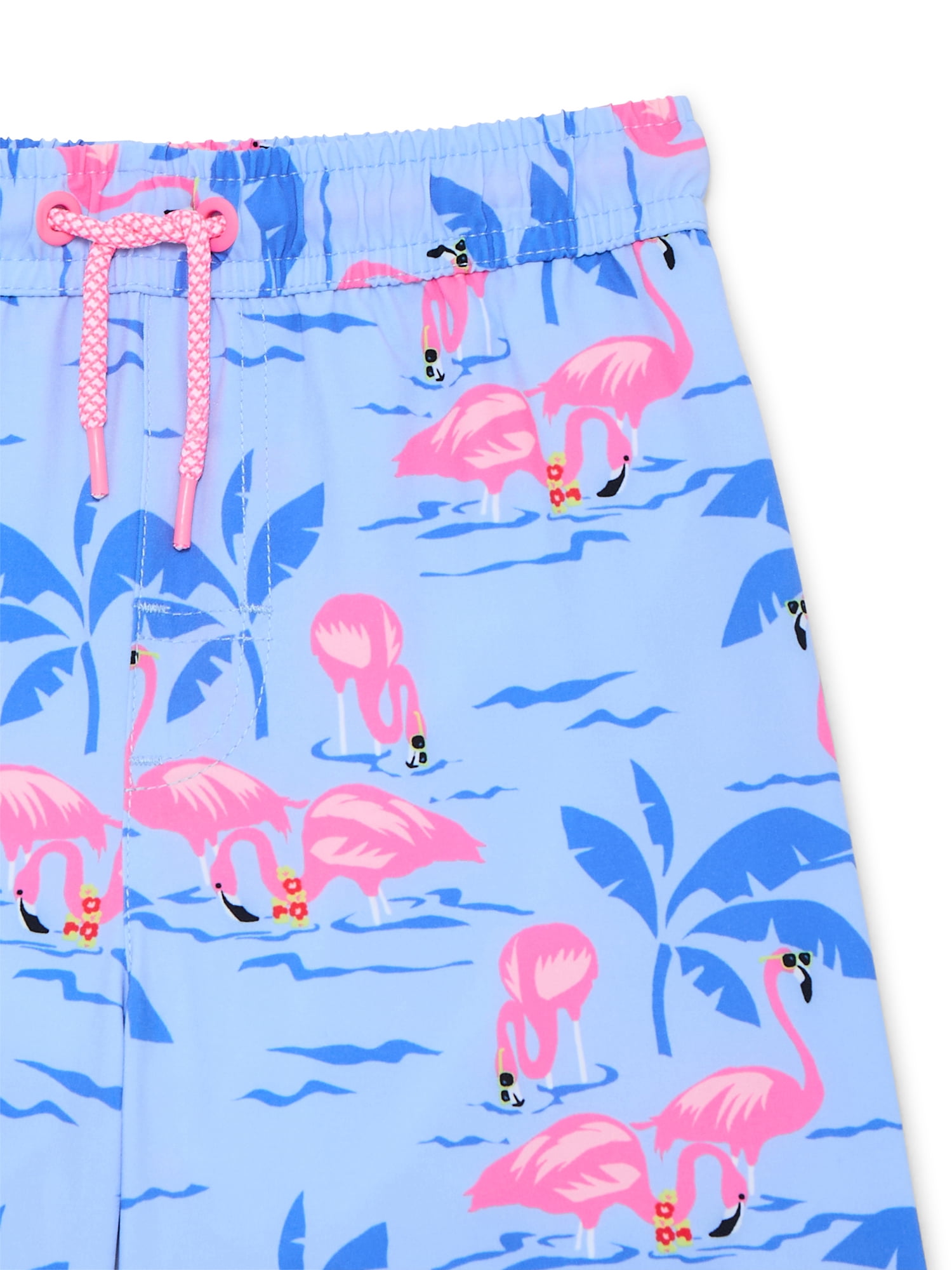 Wonder Nation Baby and Toddler Boys Quick Dry Swim Trunks with UPF 50, Sizes 12M-5T