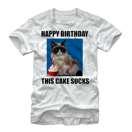 Grumpy Cat Men's This Cake Sucks T-Shirt