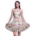 thumbnail image 1 of Bimba Tie-Dye Ladies Smocked Waist Mini Sun Dress Printed Summer Holiday Party Wear-X-Small, 1 of 5