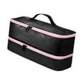 thumbnail image 4 of Bolsa de viaje para herramientas de cabello Yuyangstore doble capa organizador de peinado, 4 of 8