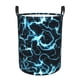 thumbnail image 1 of Fotbe Lightning Cesto de Ropa con Asas, Cesto Impermeable de Gran Capacidad, Bolsa de Lavado para Dormitorio, Cesto de Ropa con Ruedas y Asas-Medium, 1 of 6