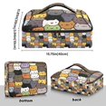 thumbnail image 3 of Iauyy Casserole Carrier for Hot Food Insulated Casserole Travel Carry Bag with Lid Food Warmer Bag for Party/Picnic,A Group Of Cute Cats, 3 of 7