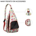 thumbnail image 2 of Fashion Forward Sling Backpack - Runway Inspired Abstract Print Shoulder Bag, Anti-Theft for Urban Life, 2 of 4