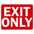 thumbnail image 1 of Exit Only Sign,, 1 of 1