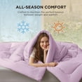 thumbnail image 3 of All Season Down Alternative Comforter, 100% Polyester, Box Stitch Duvet Insert, Corner Tabs, Multiple Sizes Bedding Comforter, 3 of 7