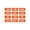 Burnt Orange, variant on Calendar Month Magnets by DCM Solutions (Black)