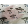 thumbnail image 4 of oneOone Cotton Silk Fabric Tree & Animals Ikat Print Fabric By The Yard 42 Inch Wide, 4 of 4