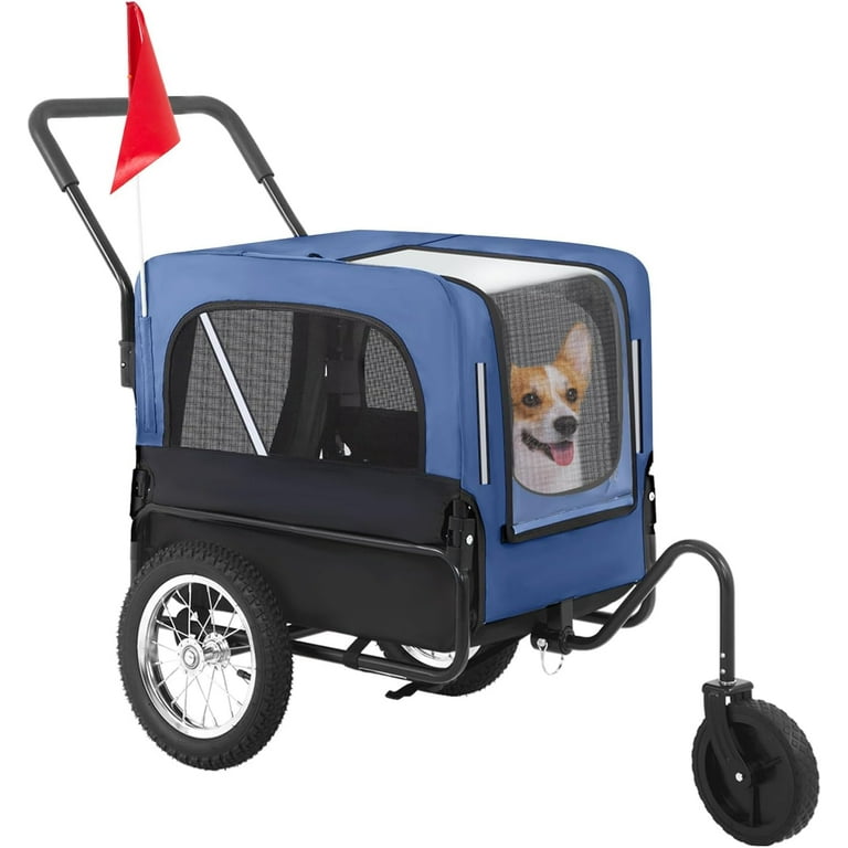 Dog bike online carrier large