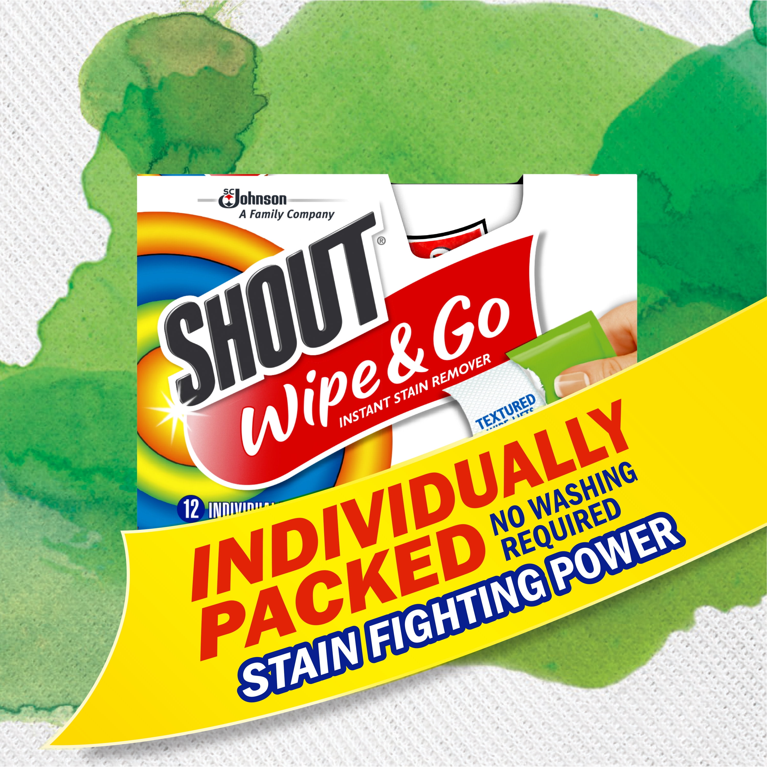 How To Use Shout® Wipe & Go 