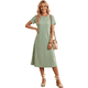 thumbnail image 1 of Vestido De Mujer Midi Casual Stretch Para Diario Y Salida, 1 of 5