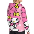 thumbnail image 4 of Lsque Sanrio Pattern Casual Women's Hoodie,Hooded Sweatshirt with Kangaroo Pocket,Pullover Hoodie with Eye-catching Drawstrings-Large, 4 of 8