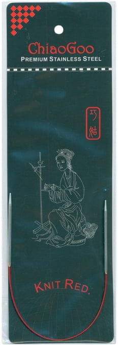 ChiaoGoo Red Circular Knitting Needles 9'-Size 1/2.25mm