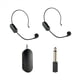 thumbnail image 2 of 3X 2.4G Conjunto de MicróFono Lavalier InaláMbrico Montado en la Cabeza Transmisor con Receptor para Amplificador Altavoz de Voz 1 A 2, 2 of 5