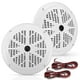 thumbnail image 1 of Altavoces marinos Pyle PLMR61W, 6.5 pulgadas, 120 W, impermeables, 1 par, 1 of 8