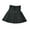 Black, variant on Toddler Girls Pleated Skirt School Uniform Elastic Waist Skort Shorts Athletic Uniform Skorts Dark Blue 7-8 Years