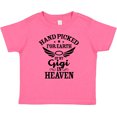 thumbnail image 3 of Inktastic Handpicked for Earth by My Gigi in Heaven with Angel Wings Boys or Girls Baby T-Shirt, 3 of 5