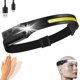 thumbnail image 1 of Linterna Frontal Led Recargable, Linternas Frontales De Haz Ancho cob230, 5 Modos De Linternas Frontales Livianas con Sensores De Movimiento, Linternas Frontales con Carga USB Tipo, 1 of 5