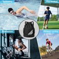 thumbnail image 2 of Fashion Sports Backpacks, Large Capacity Gym Bag, Drawstring Sports Bag, Football Bag, Adjustable Waterproof Sports Backpack with Ball Compartment Bottom Compartment for Women Men Junior (Black), 2 of 7