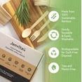 thumbnail image 5 of Jenvita Bamboo Disposable Cutlery Set, Compostable Flatware, 100 Pack, 5 of 10