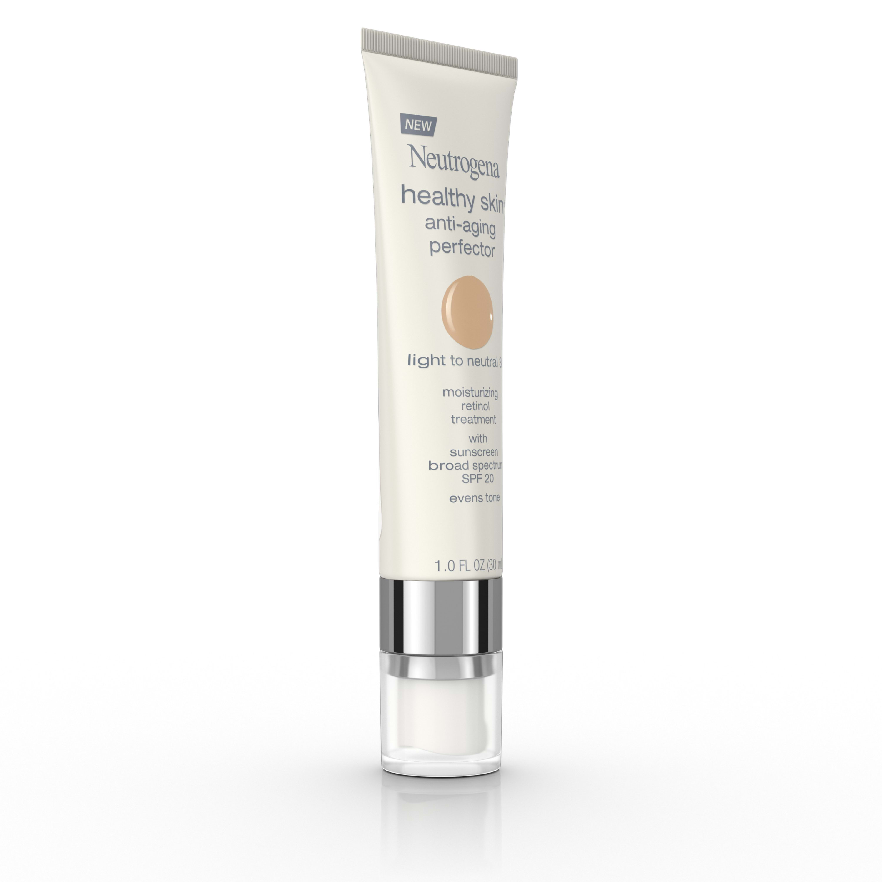 Neutrogena Healthy Skin Anti-Aging Tinted Face Moisturizer, Light/Neutral Skin Care, 1 oz - image 2 of 15