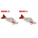 thumbnail image 3 of Soidarity Señuelo de pesca Crankbait de 10cm, cebo de natación de 7 segmentos, señuelo de pesca de simulación, Crankbait Swimbait con anzuelo A 2Conjunto, 3 of 6
