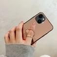 thumbnail image 6 of Allytech Mirror Case for iPhone 14 for Girls Women Makeup, Bling Rhinestone Ring Holder Finger Grip Kickstand Cover, Full Body Protection Precise Cutouts Shockproof Case - Gold, 6 of 10