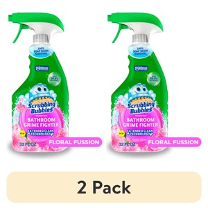 Scrubbing Bubbles Bathroom Grime Fighter Disinfectant Cleaner 2-Pack