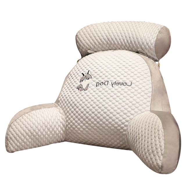 Cojín De Respaldo Almohada De Respaldo Transpirable con Reposabrazos Regalos para Familiares Amigos